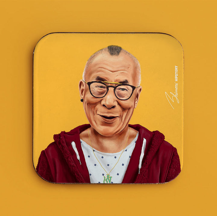 Hipstory | Hipstory Coaster - Dalai Lama | Shut the Front Door