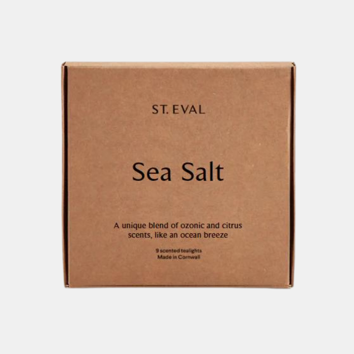 St Evals | Tealight Sea Salt | Shut the Front Door