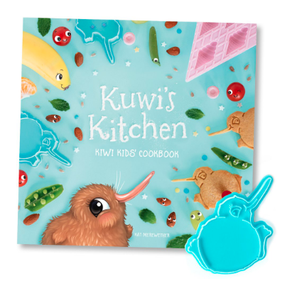 Tikitibu | Kuwis Kitchen Kids Cookbook + Kuwi Cookie Cutter | Shut the Front Door