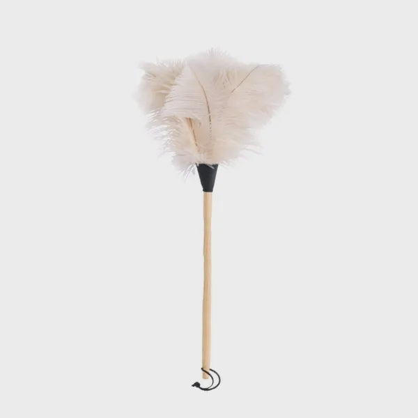 Florence | Ostrich Feather Duster 44cm - White | Shut the Front Door