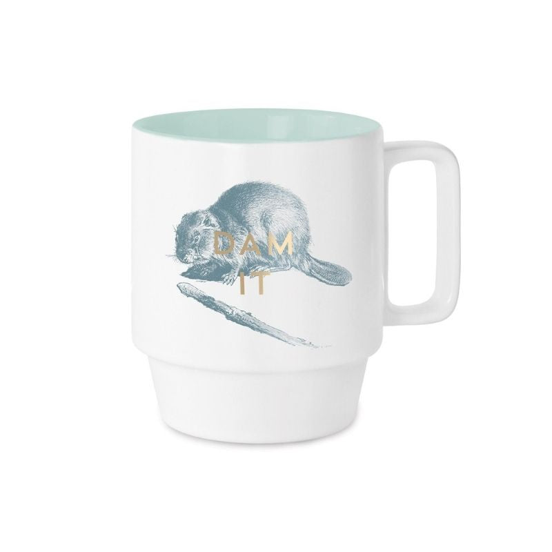 Designworks | Vintage Sass Mug - Dam It | Shut the Front Door