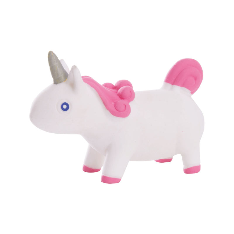 IS Gifts | Stretchy Unicorn - White/Pink | Shut the Front Door