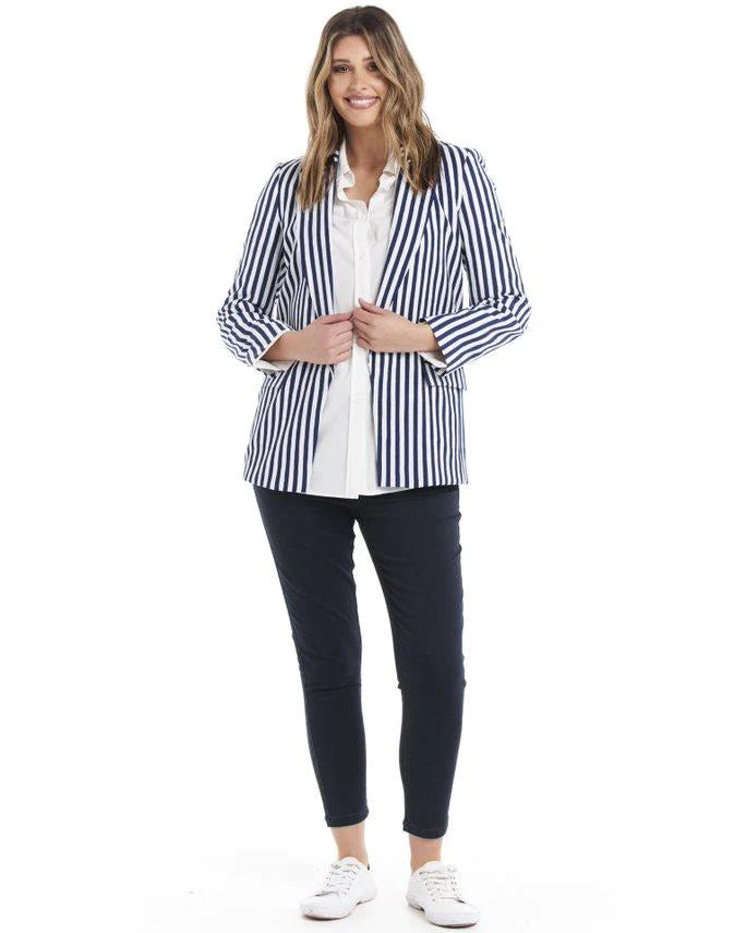 Betty Basics | Sorrento Blazer - Stripe | Shut the Front Door