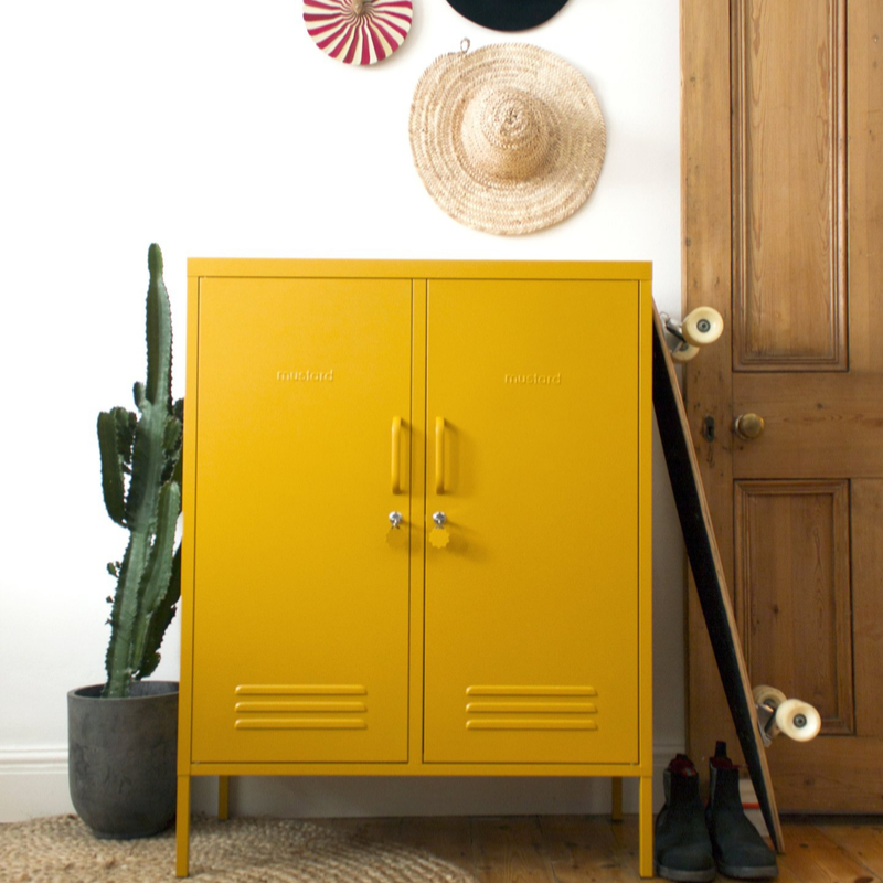 Mustard | Midi Locker - Mustard | Shut the Front Door