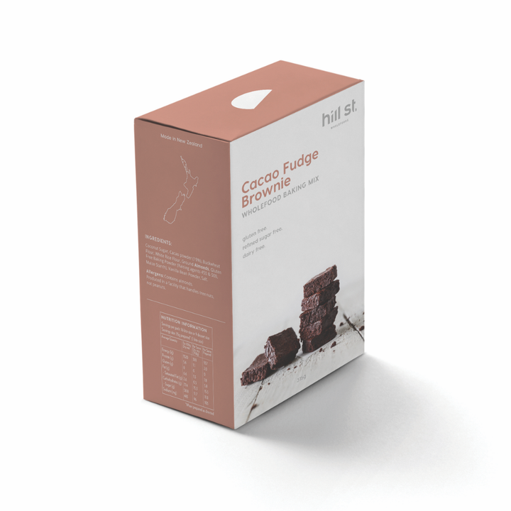 Hill St Wholefoods | Cacao Fudge Brownie Mix 280g | Shut the Front Door