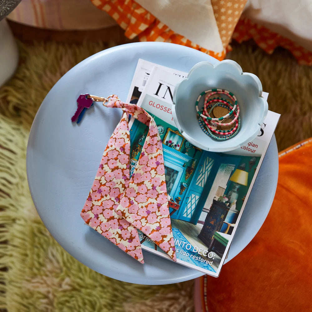 SAGE & CLARE | Leyland Bandana Key Ring - Musk Floral | Shut the Front Door