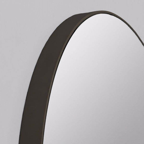 Middle of Nowhere | Flynn Round Mirror 50cm BLACK | Shut the Front Door