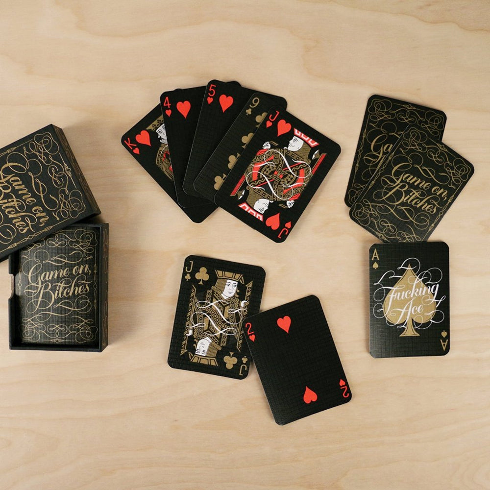 Chronicle Books | Game on, B*tches Playing Cards | Shut the Front Door