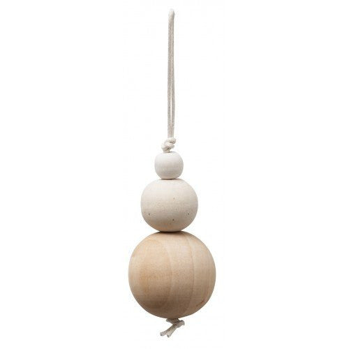 General Eclectic | Wood Bead Decoration Set 6 Small | Shut the Front Door