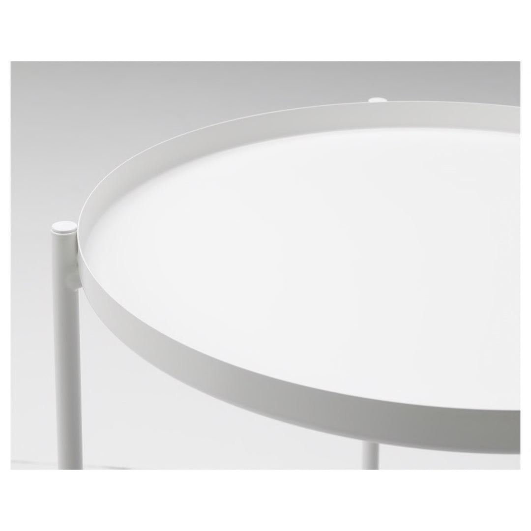 Garcia | Metal Tray Table - White | Shut the Front Door