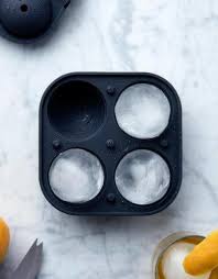 Peak | Sphere Ice Mold - Marble Black | Shut the Front Door