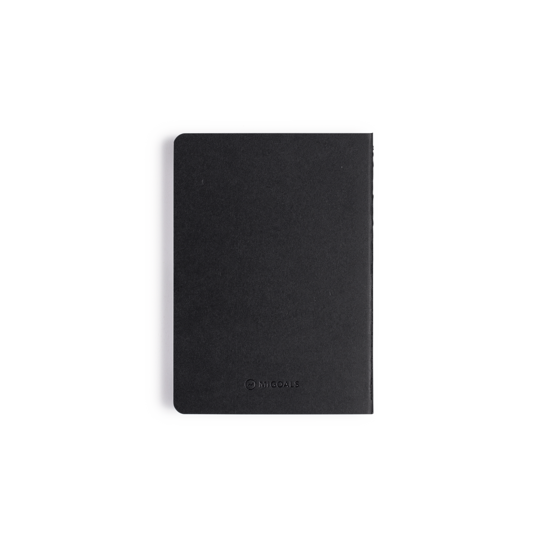 Mi Goals | Get It Done Notebook A6 Black | Shut the Front Door