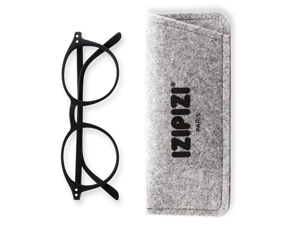 Izipizi | Reading Glasses Collection D Black +1.5 | Shut the Front Door