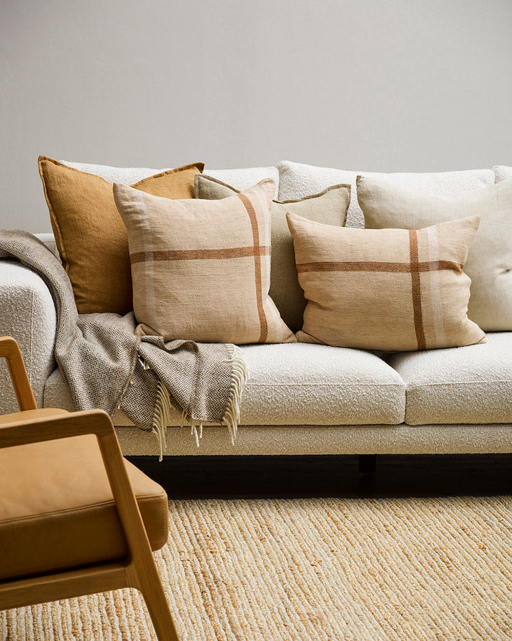 Mulberi | Keswick Cushion 50x50cm - Taupe | Shut the Front Door
