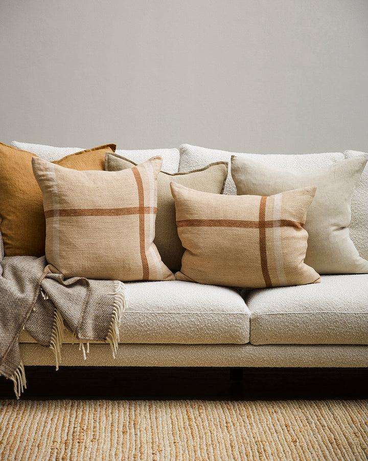 Mulberi | Keswick Cushion 50x50cm - Taupe | Shut the Front Door