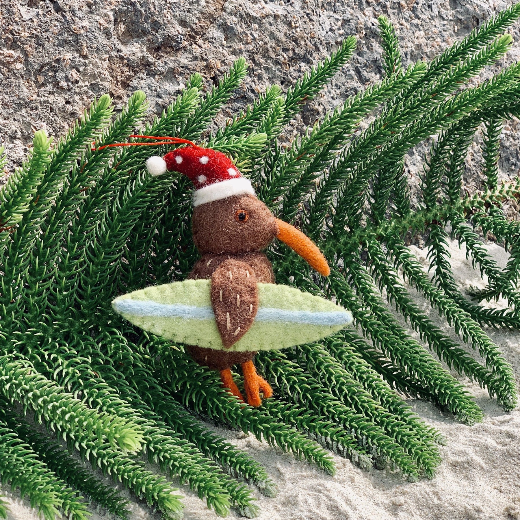 Surfboard christmas shop ornaments