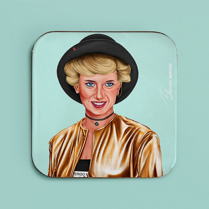 Hipstory | Hipstory Coasters - Princess Diana - 8 Pack | Shut the Front Door