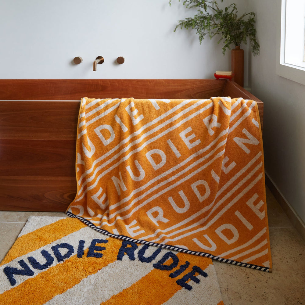 SAGE & CLARE | Ravenna Nudie Bath Sheet - Marigold | Shut the Front Door