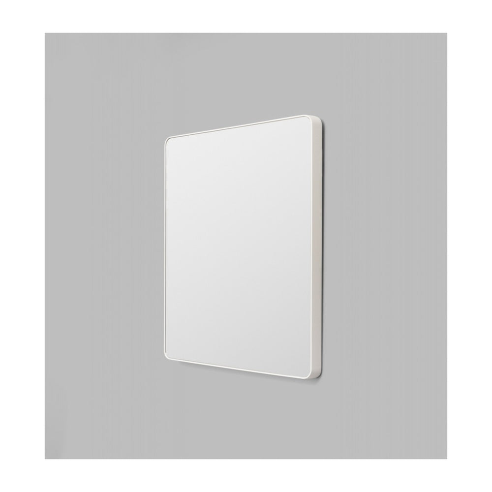 Middle of Nowhere | Flynn Curve Rectangle Mirror - White | Shut the Front Door