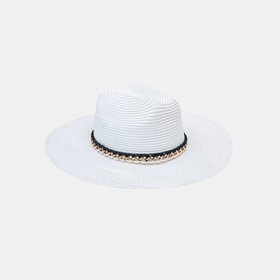 Antler NZ | White Gold Chain Fedora | Shut the Front Door