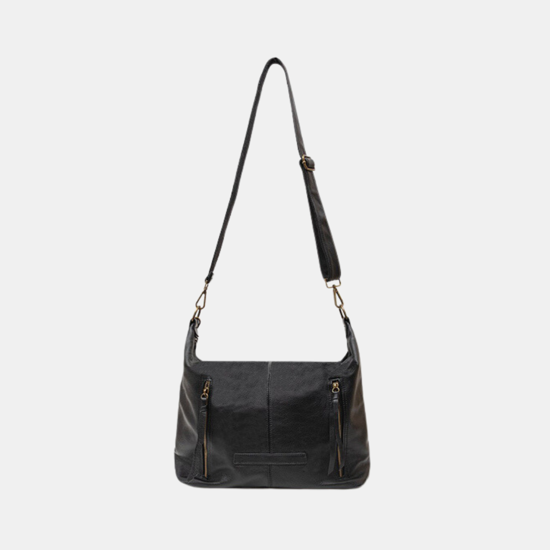 Antler NZ | Harley Leather Bag - Black | Shut the Front Door