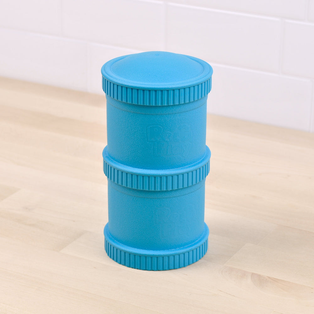 Re-Play | Sky Blue Snack Stack Containers | Shut the Front Door