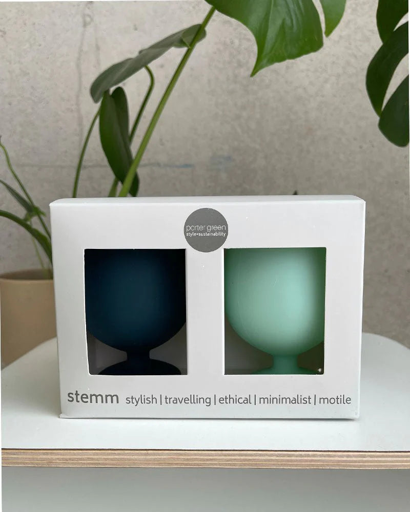 Porter Green | Foldable Stem Wine Glasses - Ardrossan | Shut the Front Door
