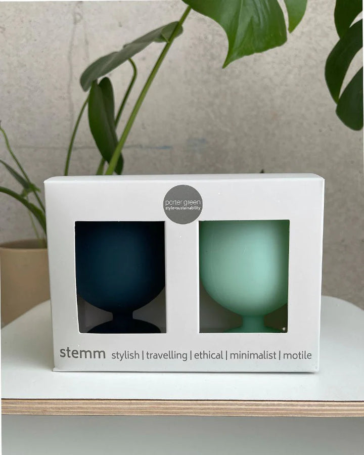 Porter Green | Foldable Stem Wine Glasses - Ardrossan | Shut the Front Door