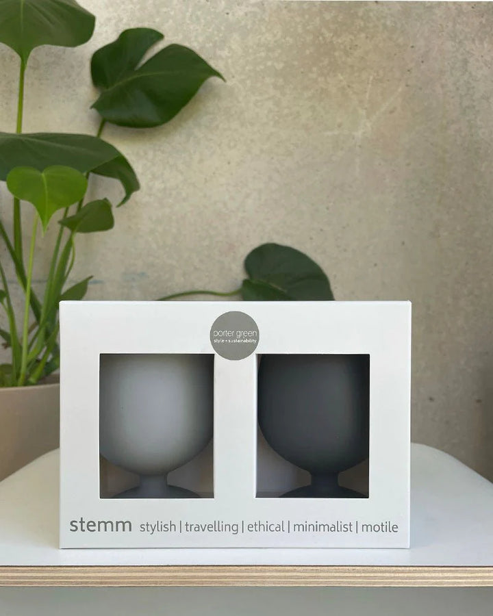 Porter Green | Foldable Stem Wine Glasses - Whitehorse | Shut the Front Door
