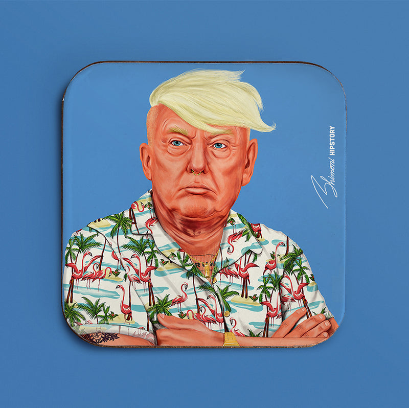 Hipstory | Hipstory Coaster - Donald Trump | Shut the Front Door