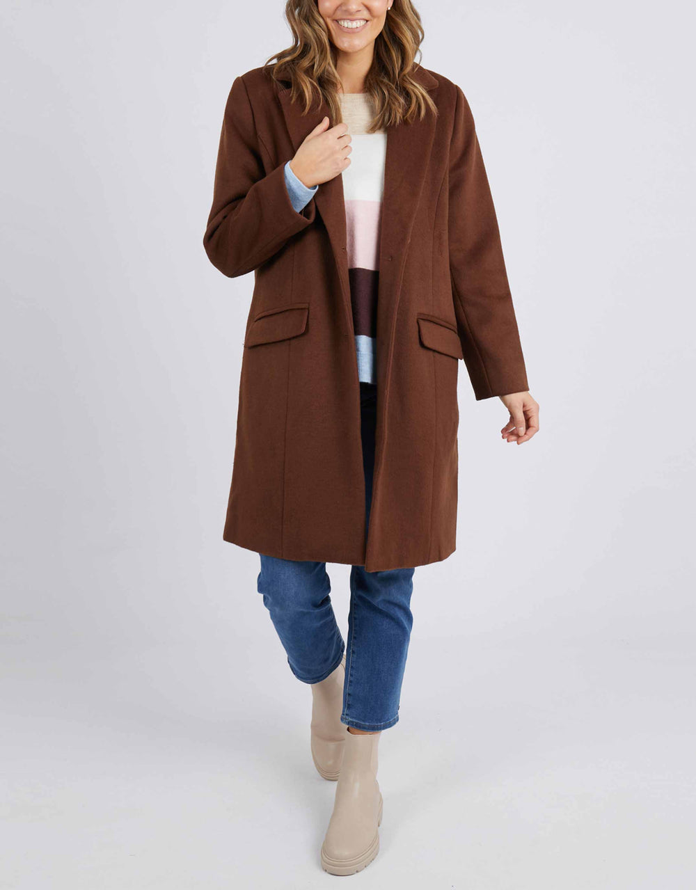 Elm Knitwear | Tamsin Coat | Shut the Front Door